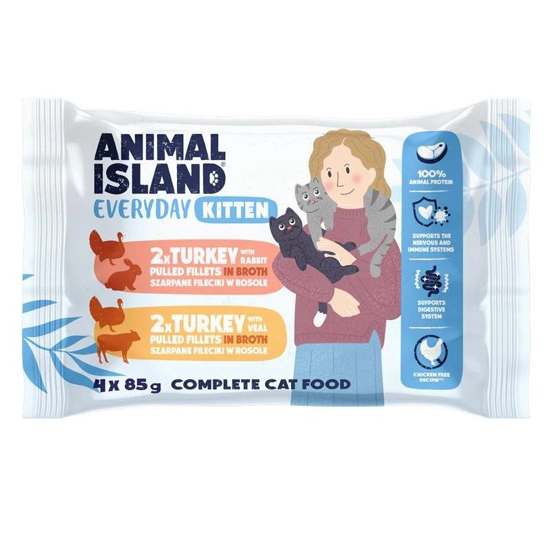 ANIMAL ISLAND Everyday Kitten Turkey with