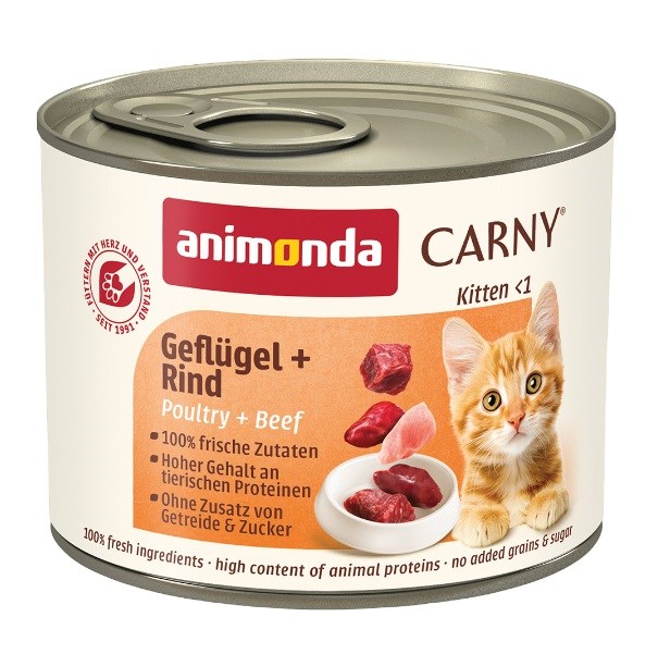 Animonda  Carny Kitten Poultry Beef -