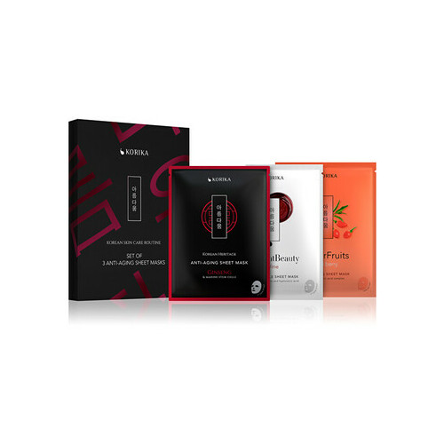 KORIKA Anti-Aging Sheet Masks Kit (Woman)