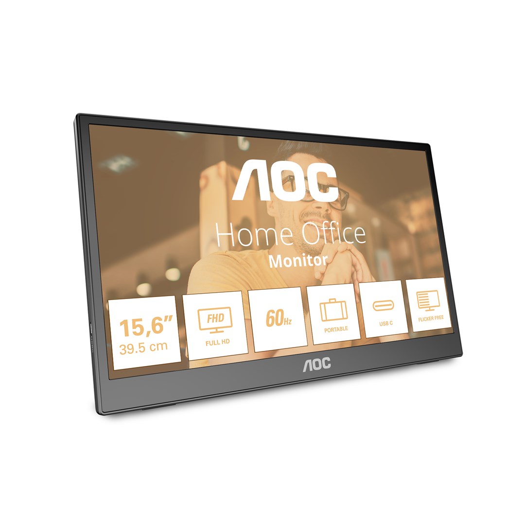 AOC  16T3EA portable TV/monitor Black 39