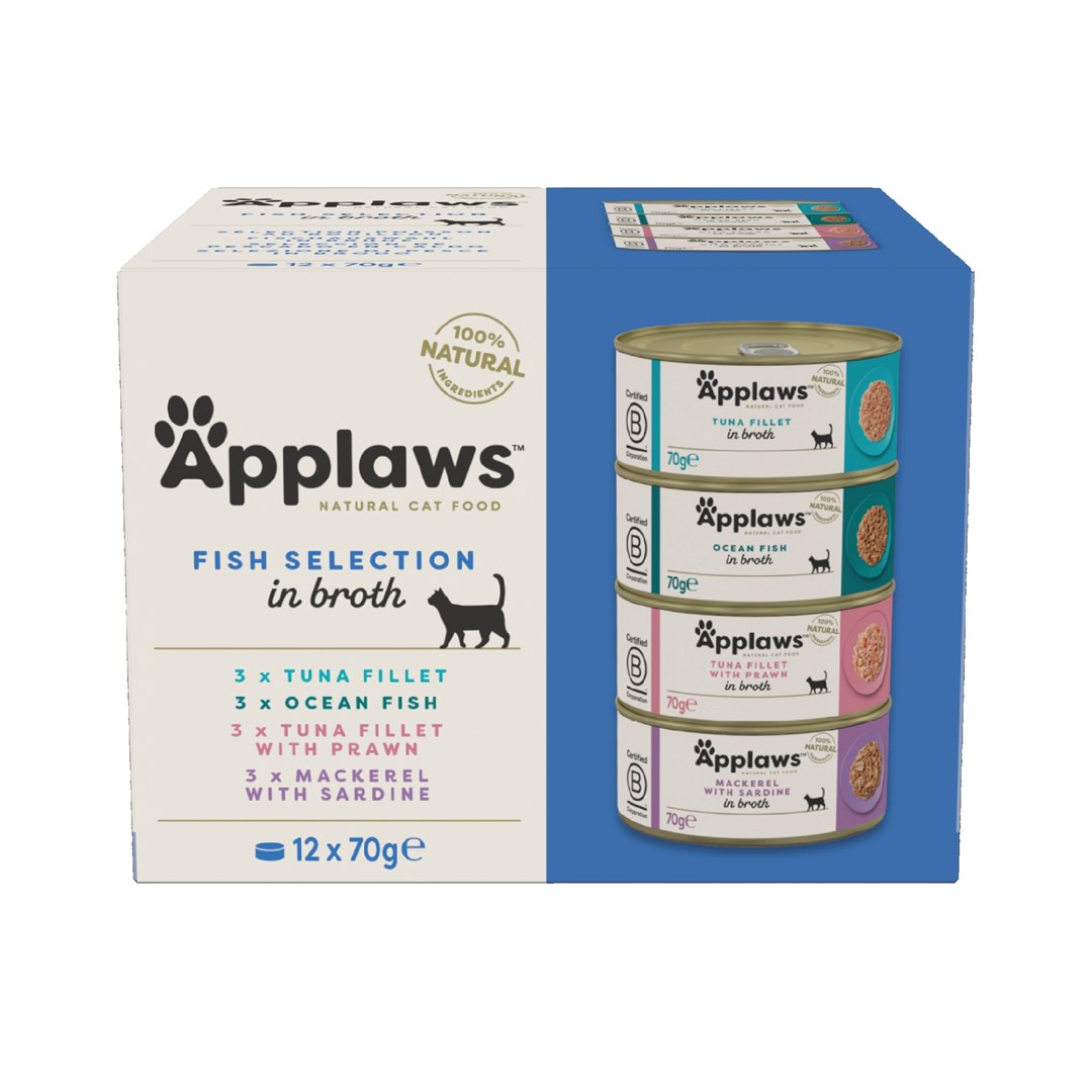 Applaws Fish selection multipack in broth