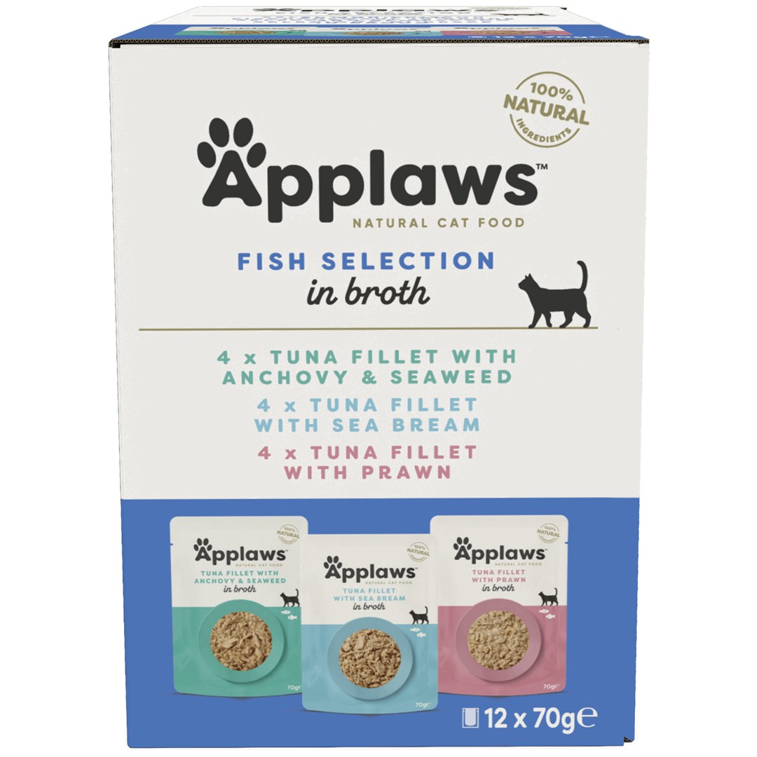 Applaws Fish selection multipack in broth