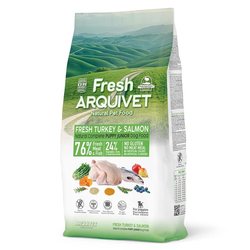ARQUIVET  Fresh Puppy Turkey and Salmon