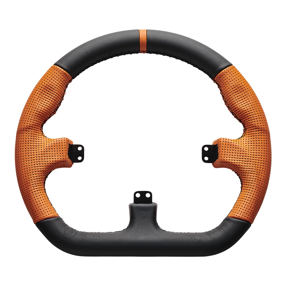 Asetek  Closed D Orange Leather Rim