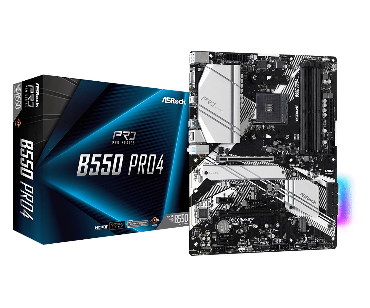 ASRock B550 Pro4 Socket AM4 ATX