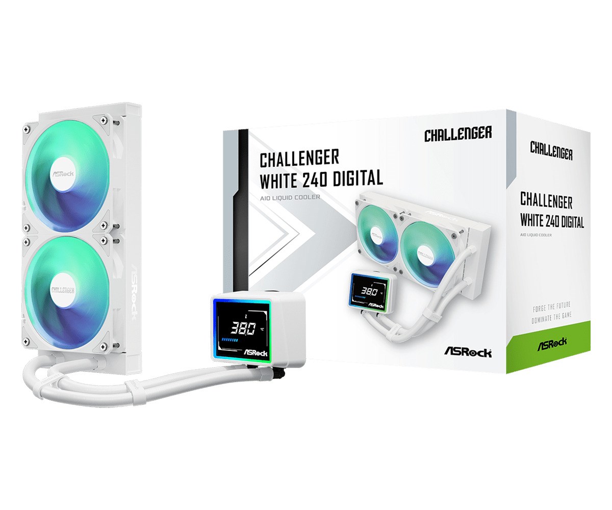 ASRock  Challenger White 240 Digital Cooling