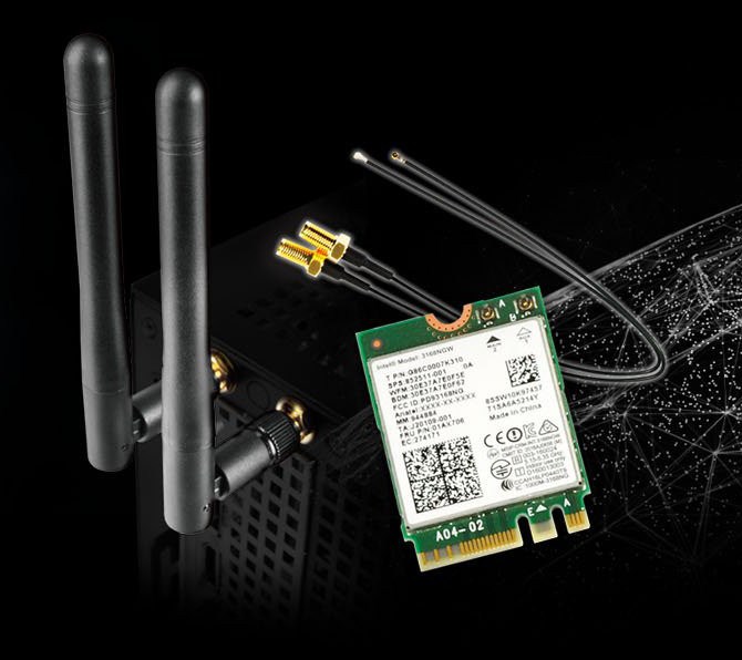 ASRock  DeskMini WiFi Kit Internal WLAN