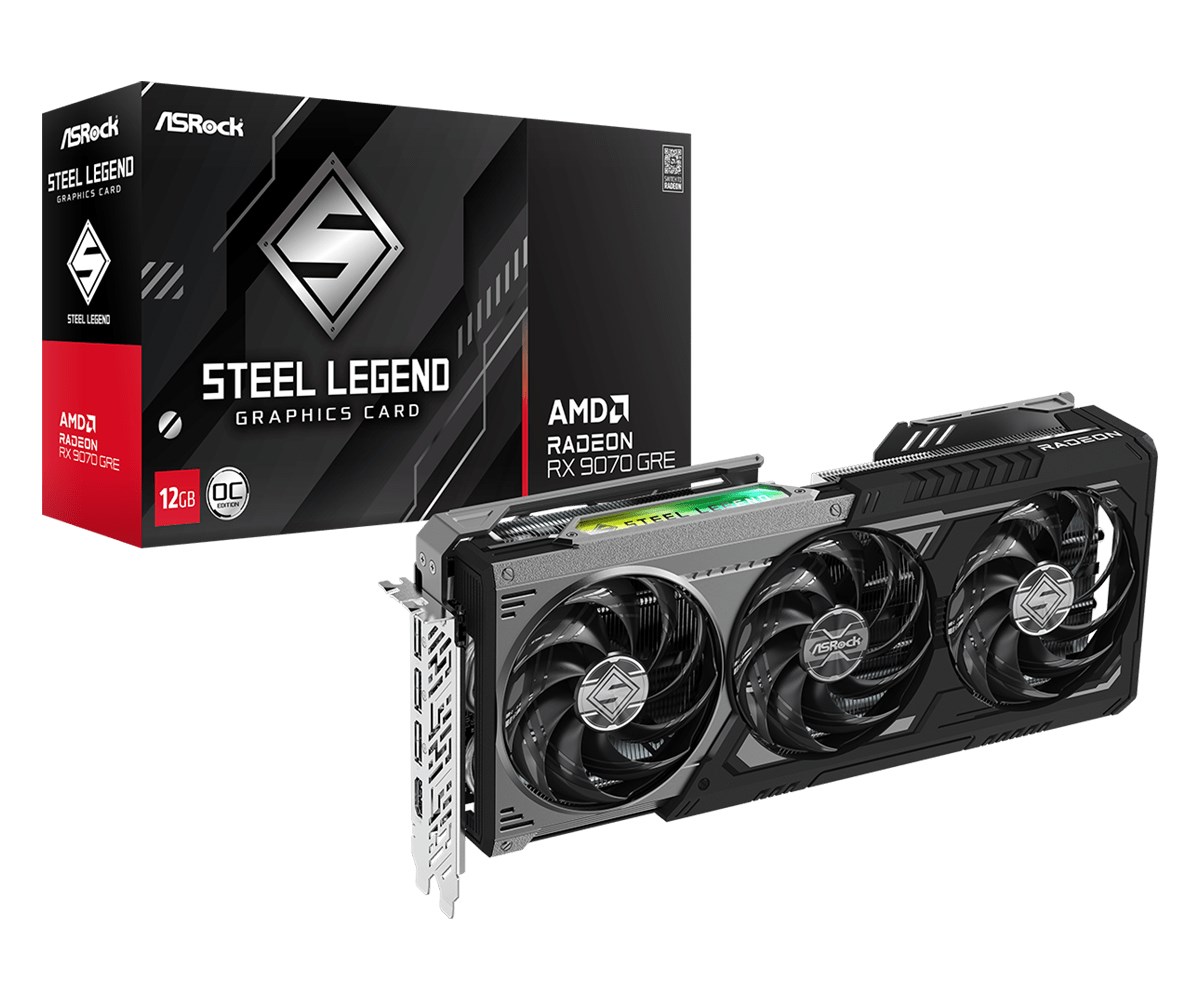 ASRock RX9070GRE SLD 12GO AMD Radeon