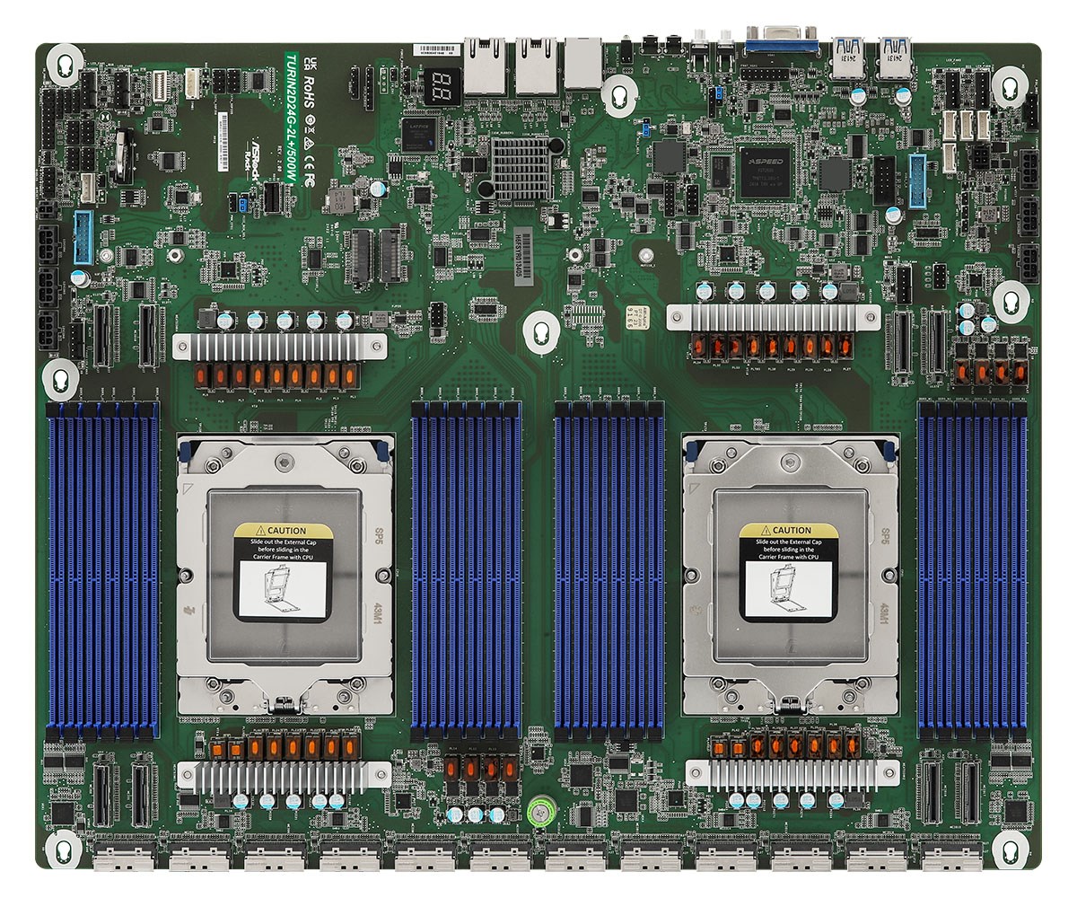 ASRock TURIN2D24G-2L+/500W motherboard AMD SoC Socket