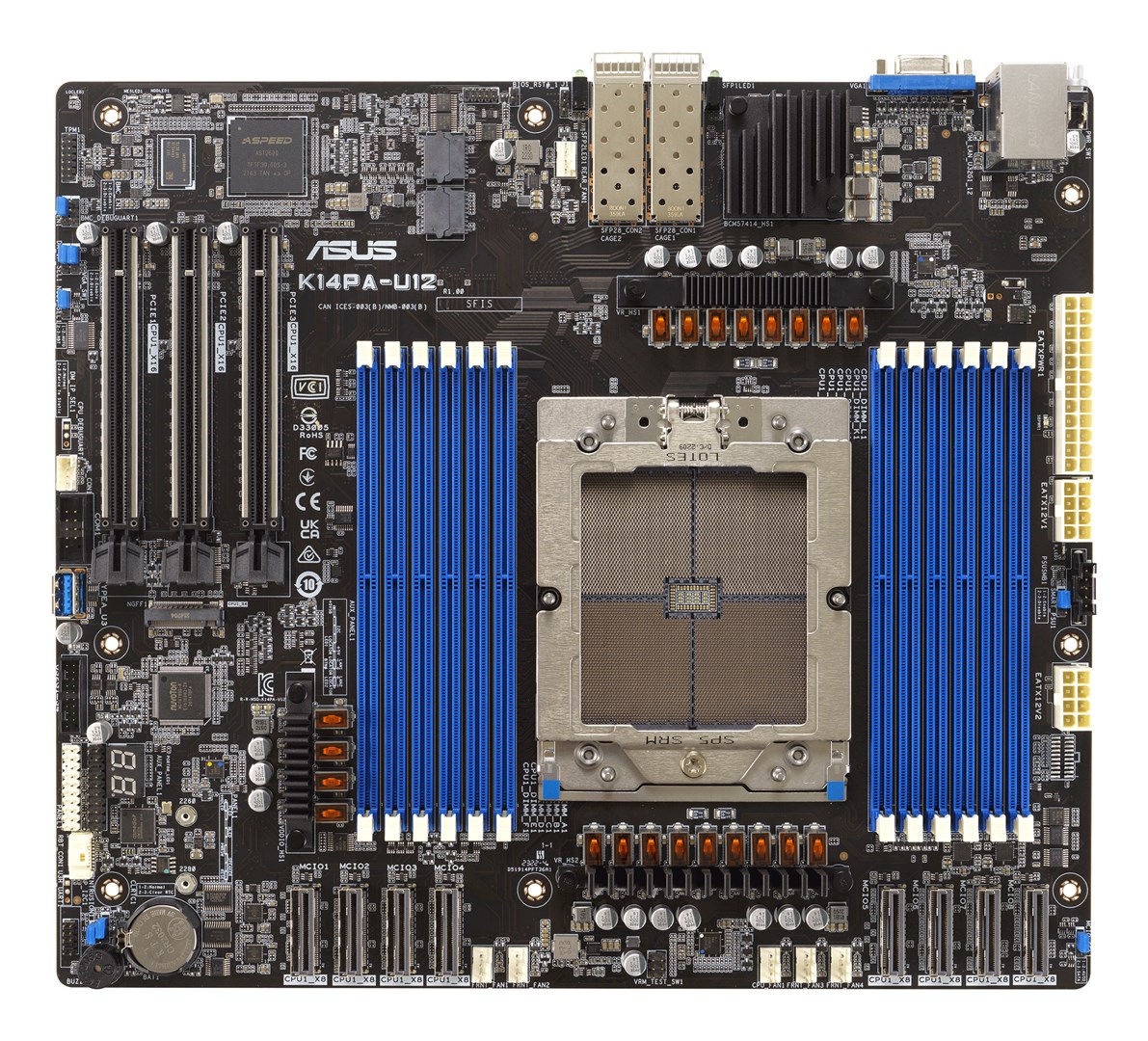 ASUS  K14PA-U12/ASMB11 Socket SP5 SSI CEB