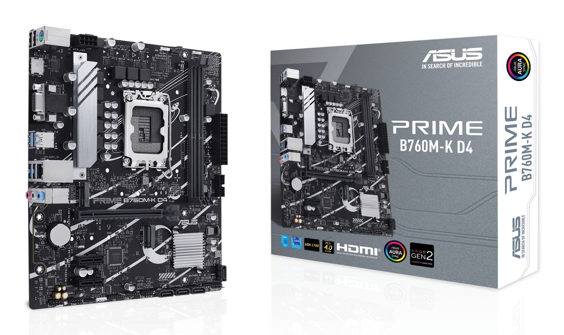 ASUS Prime B760M-K D4 Intel B760