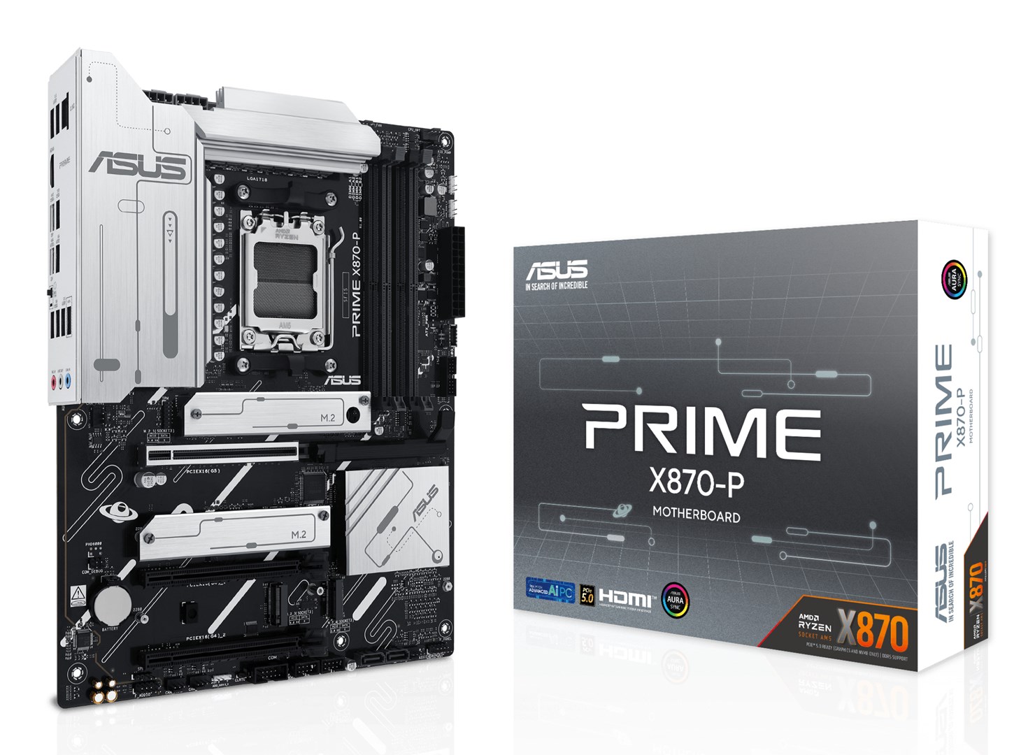 ASUS  Motherboard PRIME X870-P AM5 4DDR5