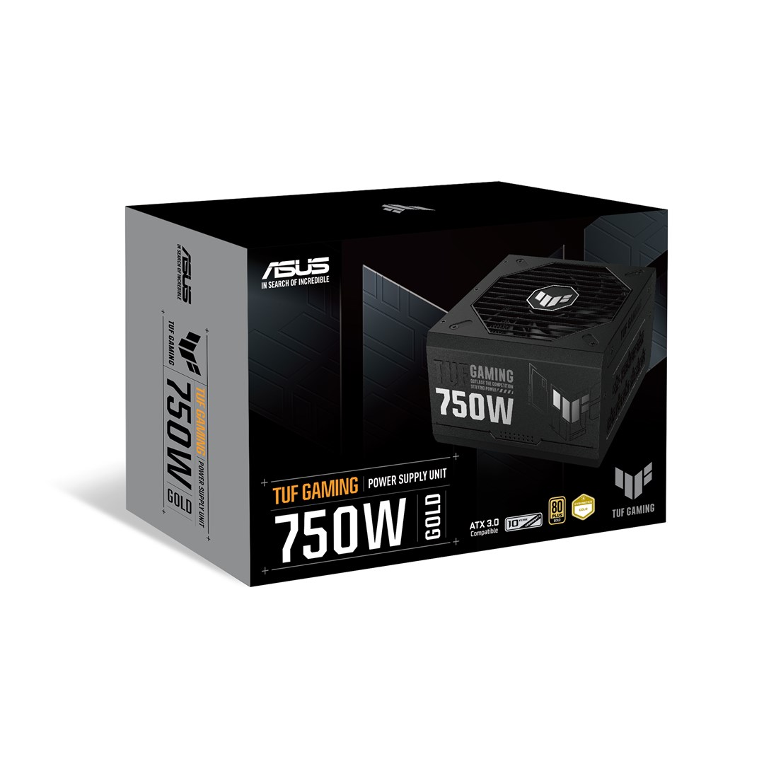 ASUS TUF Gaming 750W Gold power