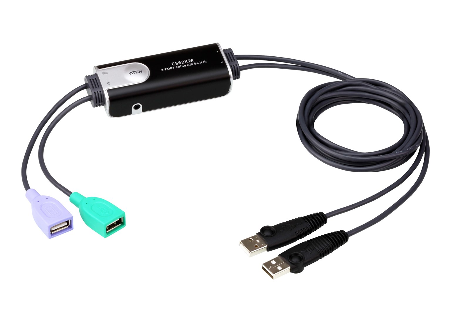 ATEN KVM Switch 2-Port USB Boundless