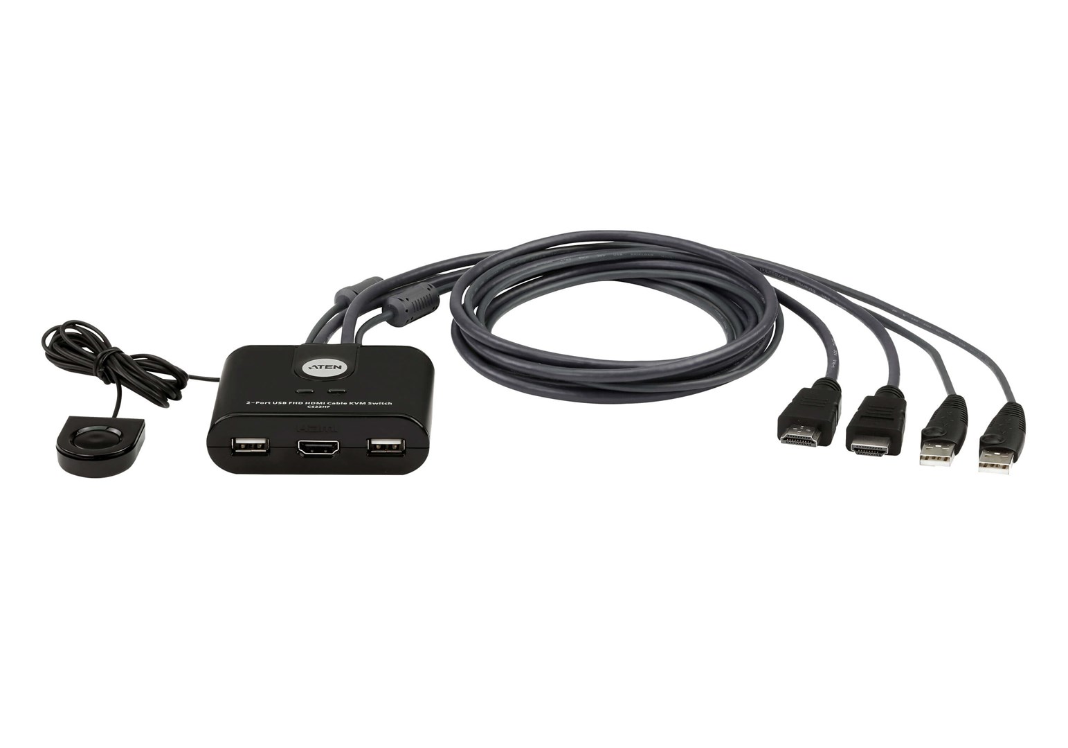 ATEN  2-port USB VGA FHD HDMI