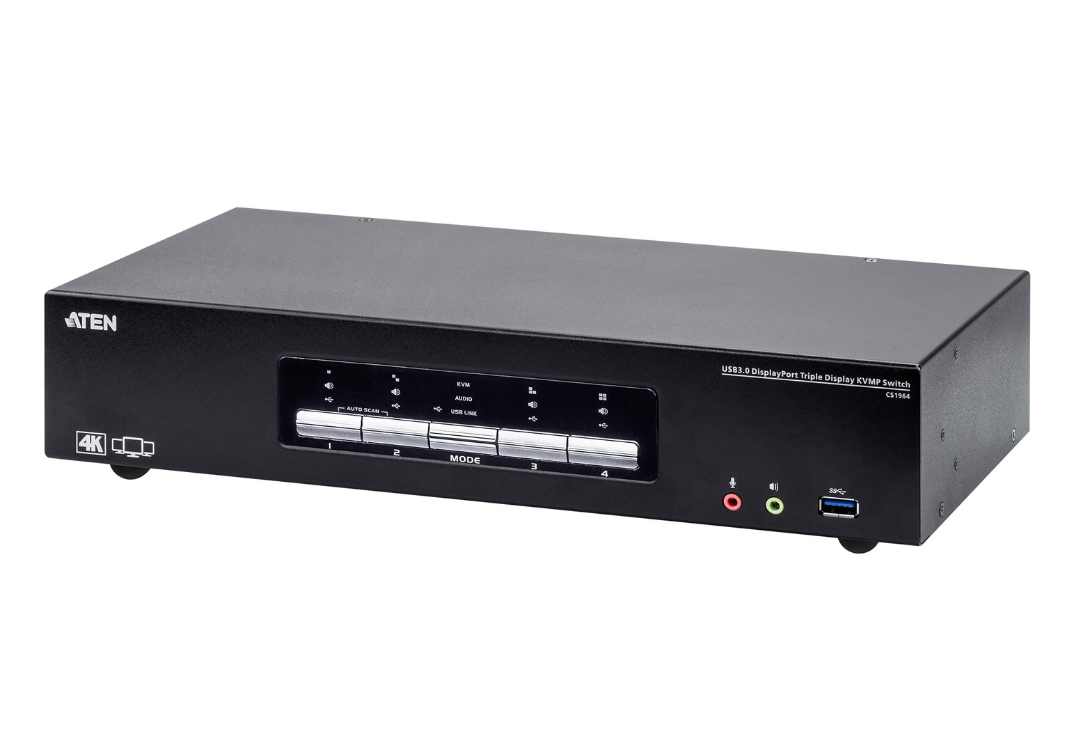 ATEN  4P USB3.0 4K DP