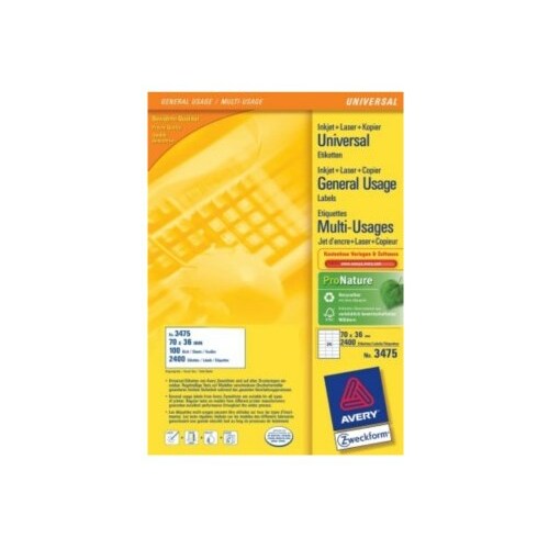 AVERY Zweckform Avery 3475 printer label