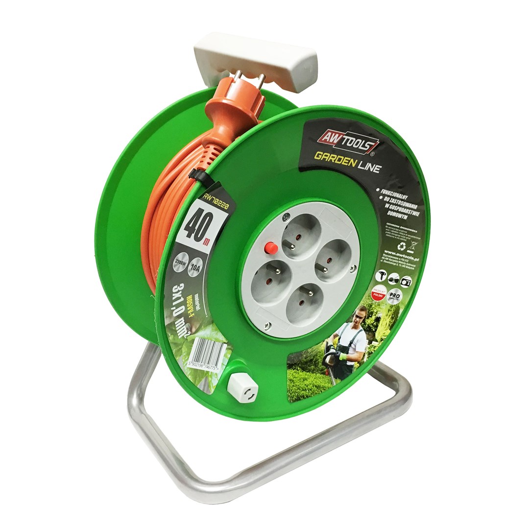 AWTOOLS  EXTENSION CABLE GARDEN LINE DRUM