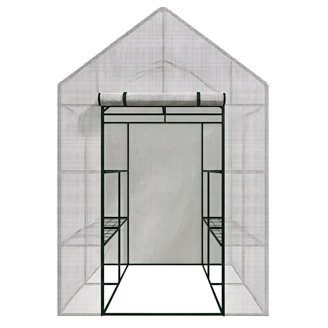 AWTOOLS  SZKLARNIA OGRODOWA BIAŁA 143x143x195cm |