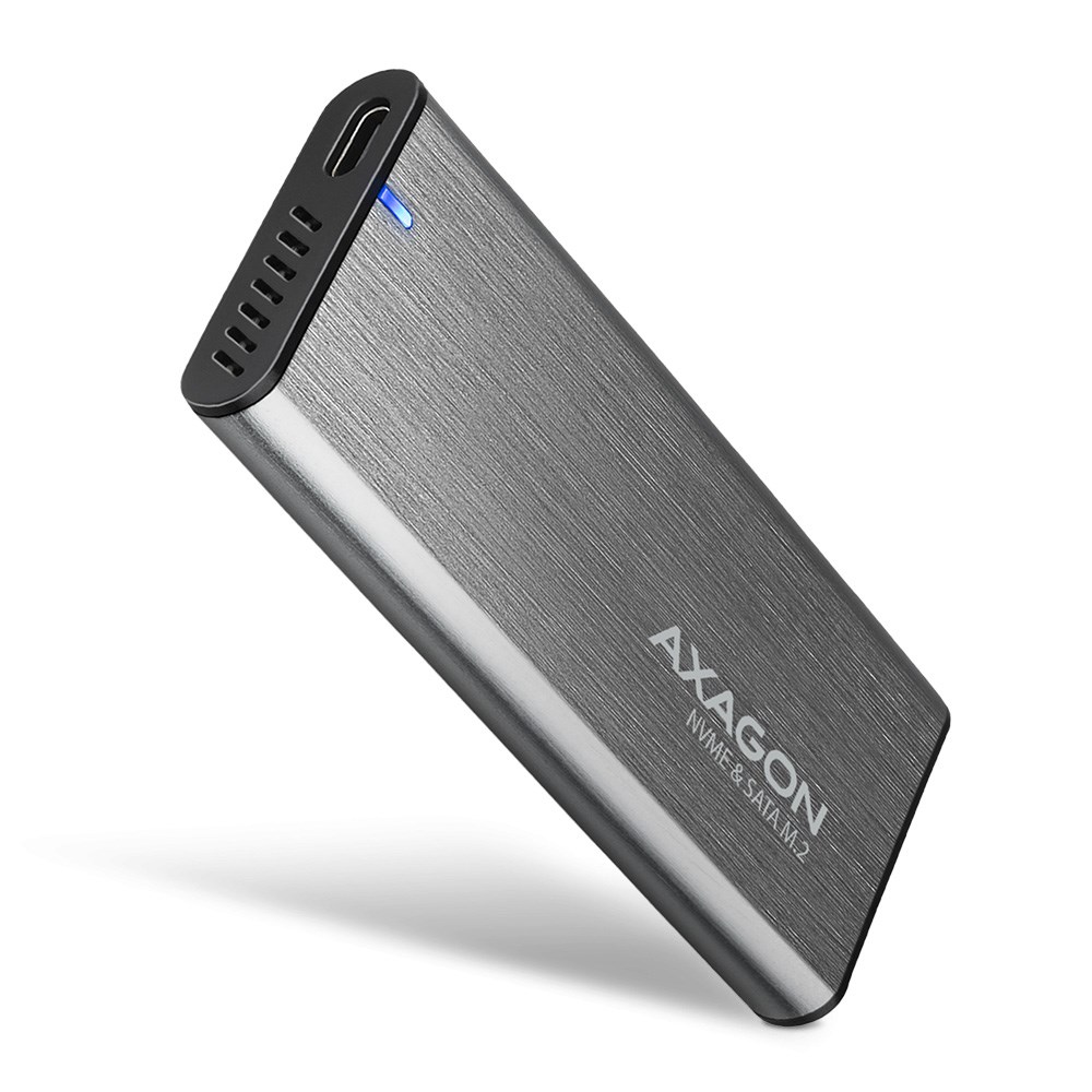 AXAGON  ALU box EEM2-SG2 USB-C 3