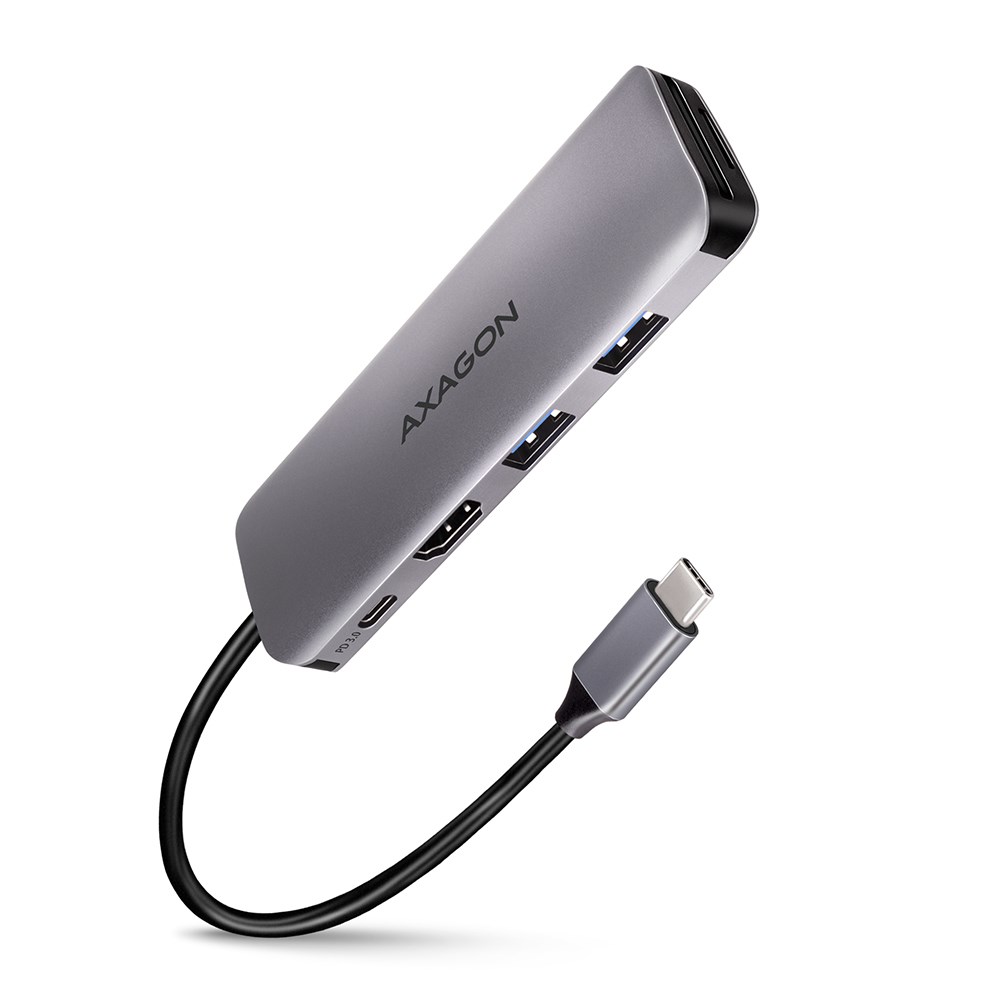 AXAGON Hub HMC-5 2x USB-A, HDMI