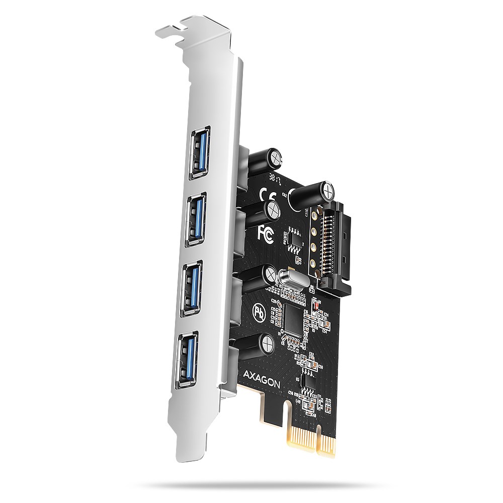 AXAGON  PCEU-430RS PCIe controller, 4x USB