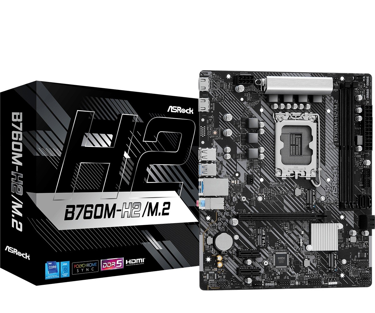 ASRock B760M-H2/M.2 s1700 2DDR5 DP/HDMI