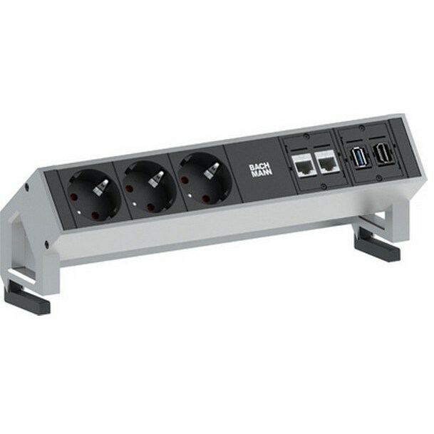 Bachmann 3x Schuko 2x CAT6 1x