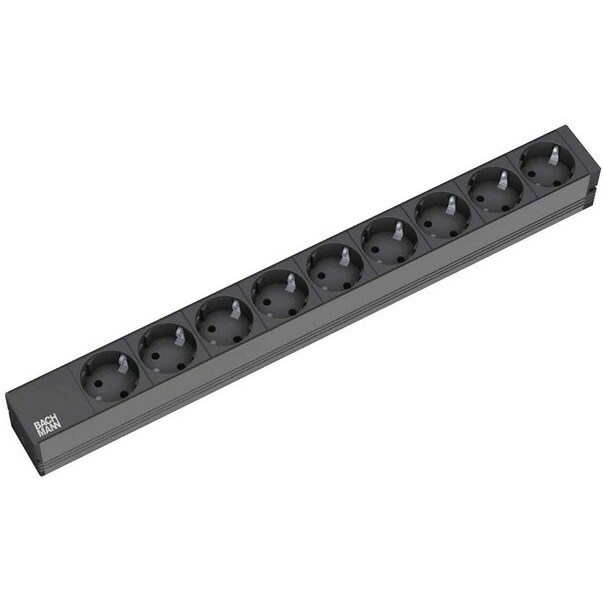 Bachmann  9x Schuko, 2m power extension
