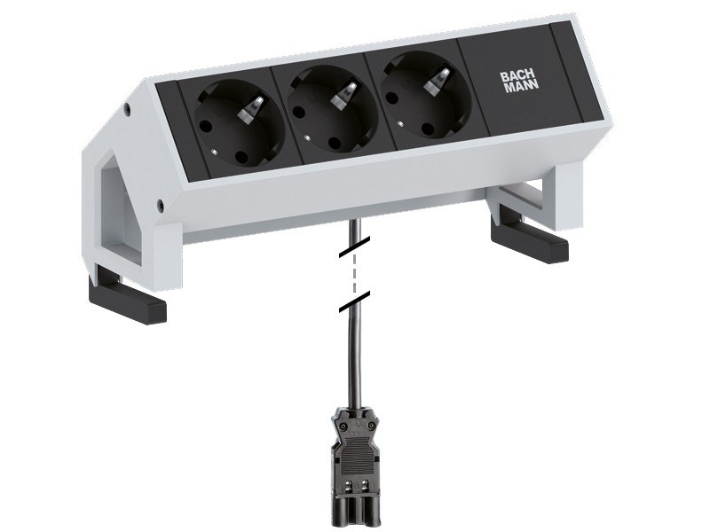 Bachmann  Desk2 socket-outlet 3 x Type