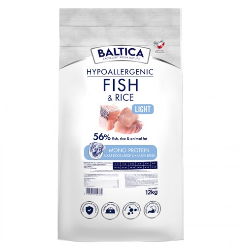 BALTICA  Nutraceutic Hypoallergenic Light L/XL Fish