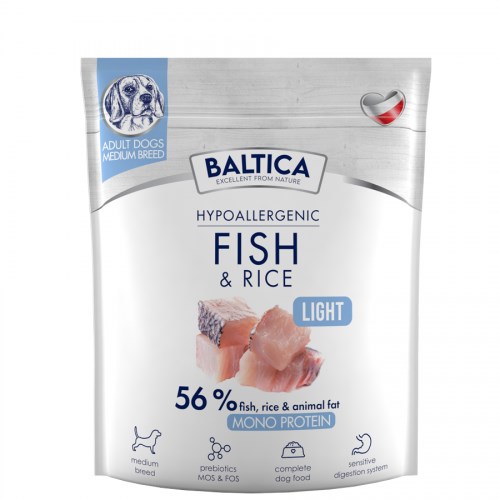 BALTICA  Nutraceutic Hypoallergenic Light M Fish