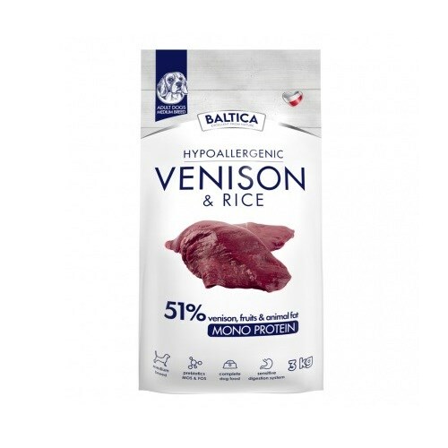 BALTICA Nutraceutic Hypoallergenic Medium breeds Venison