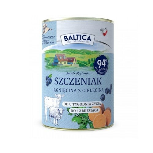 BALTICA Smaki regionów Puppy Lamb with