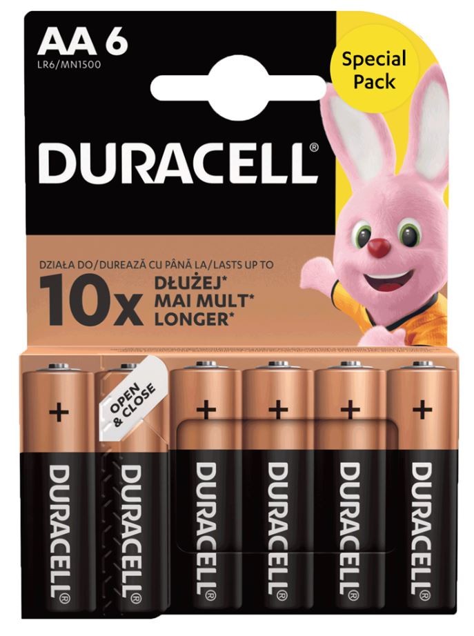 Duracell Basic AA/LR6 blister 6pcs |