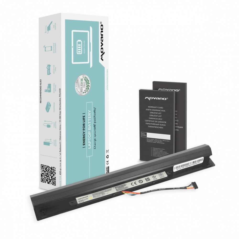 Movano Bateria L15L4A01 do Lenovo IdeaPad