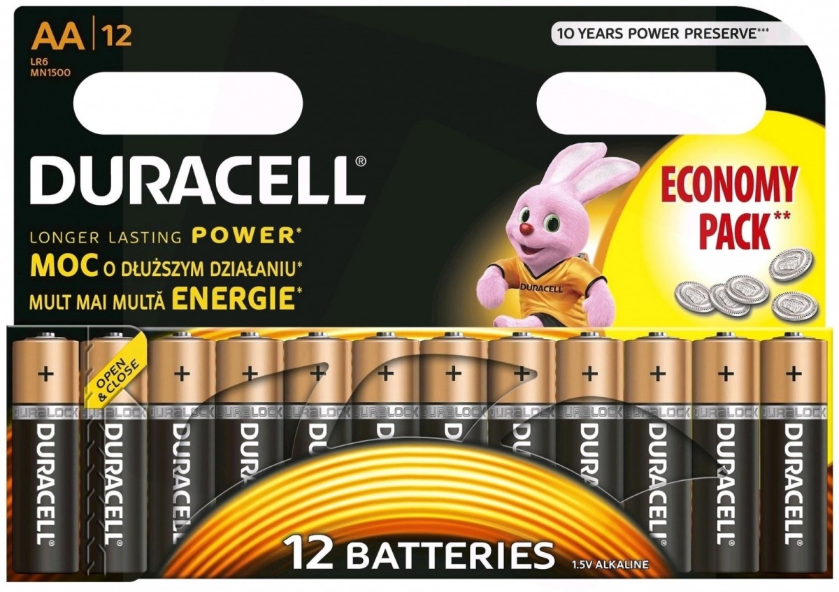 Duracell Batteries Basic AA/ LR6 BL12
