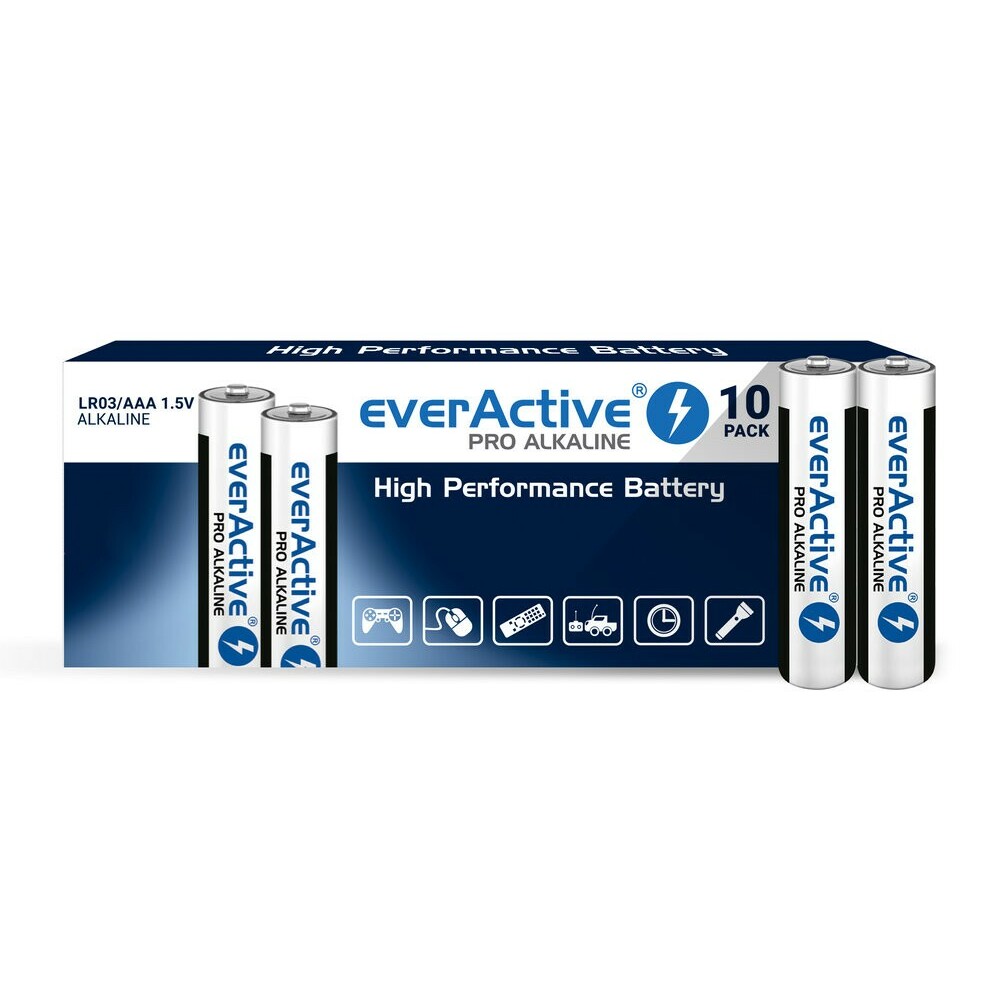 EverActive BATTERIES LR03/AAA PRO ALKALINE SHRINK