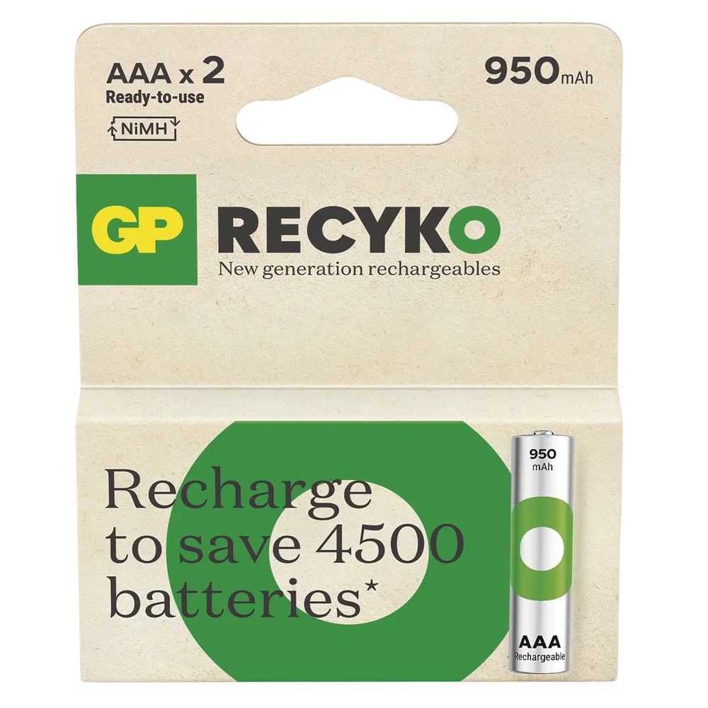 GP Battery  Batteries R03/AAA NI-MH 950mAh