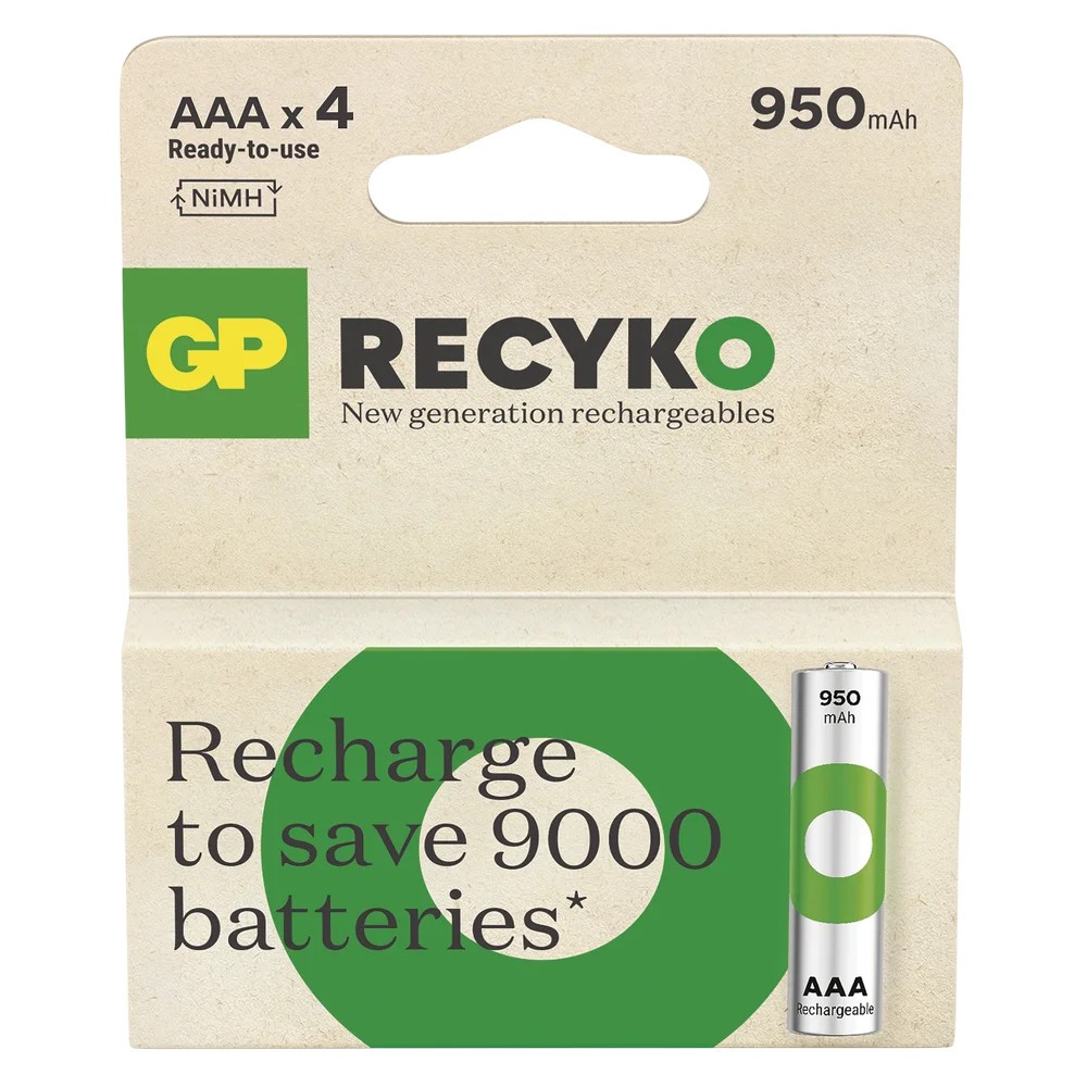GP Battery Batteries R03/AAA NI-MH 950mAh