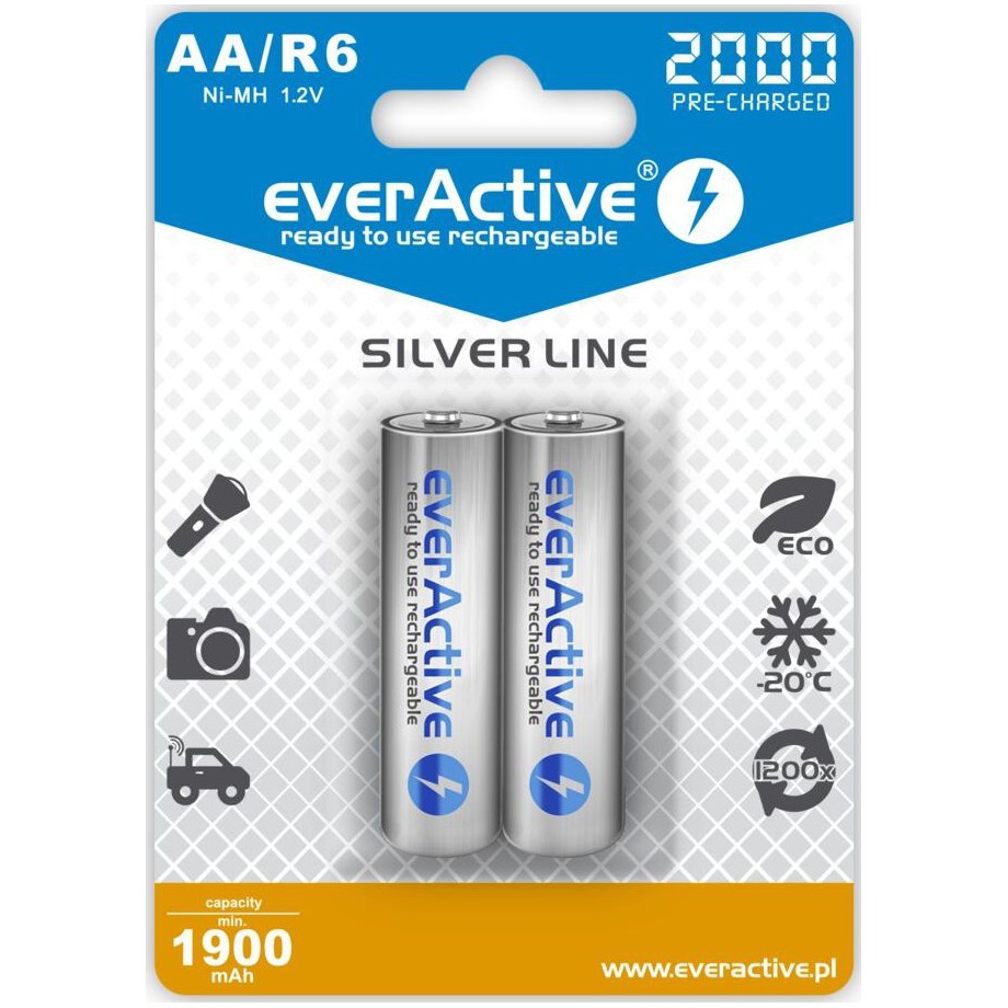 EverActive BATTERIES R6/AA 2000 mA H