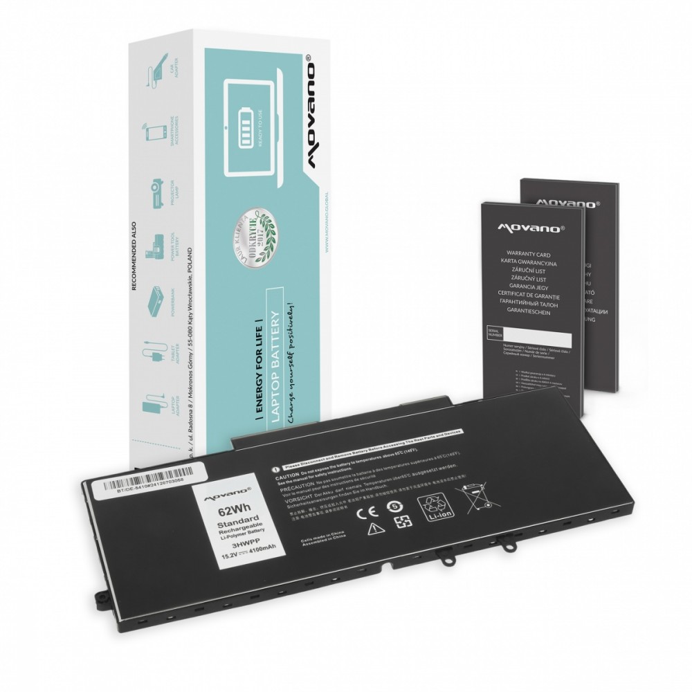Movano Battery 3HWPP do Dell Latitude