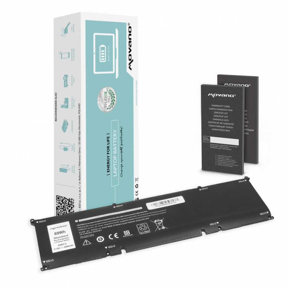 Movano  Battery 69KF2 for Dell Alienware