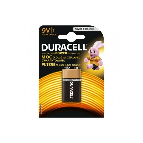Duracell Battery 6LR61 9V blister 1