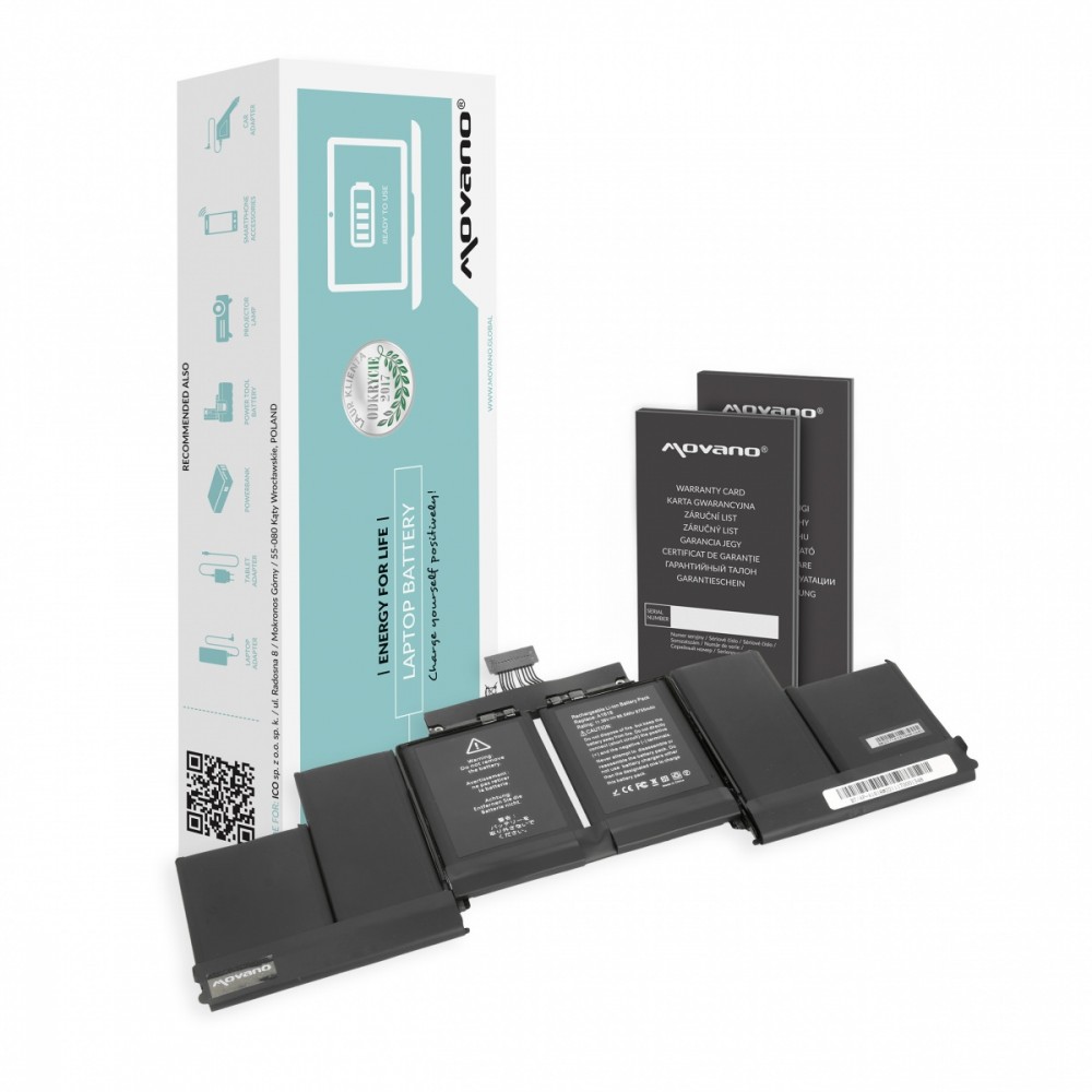 Movano  Battery A1618 MacBook Pro 15