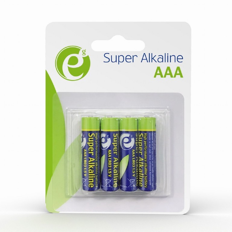 Gembird  Battery alkaline AAA 4-pack |