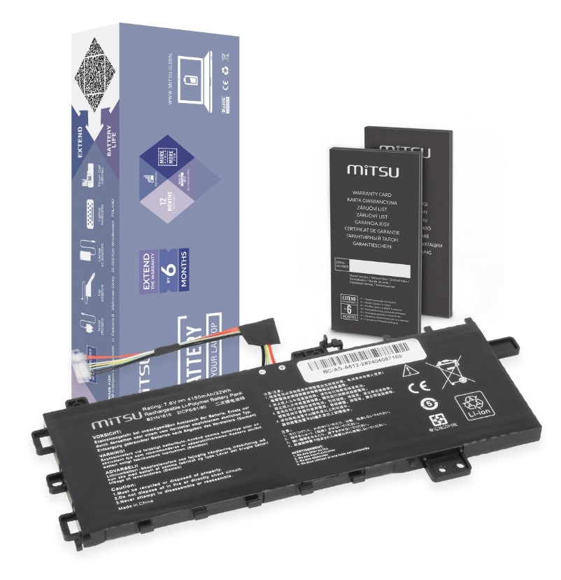 Mitsu  Battery B21N1818 for Asus Vivobook