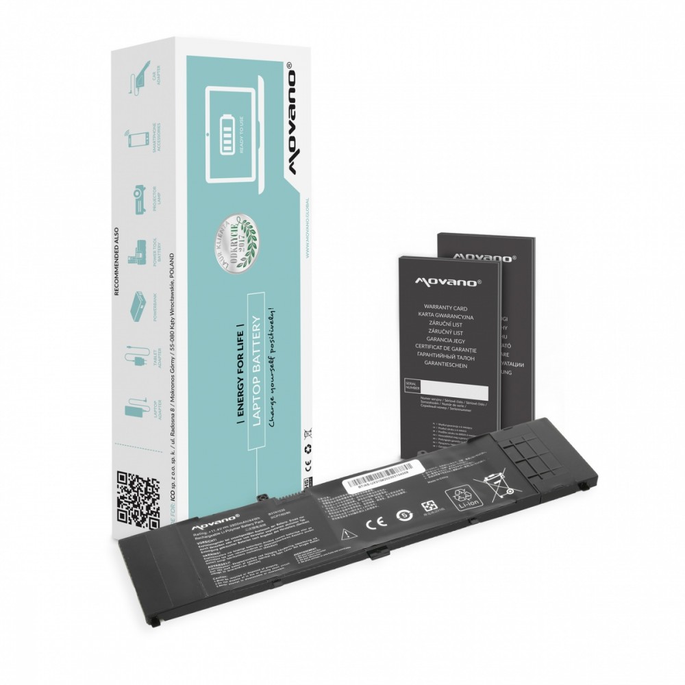 Movano  Battery B31N1535 for Asus Zenbook