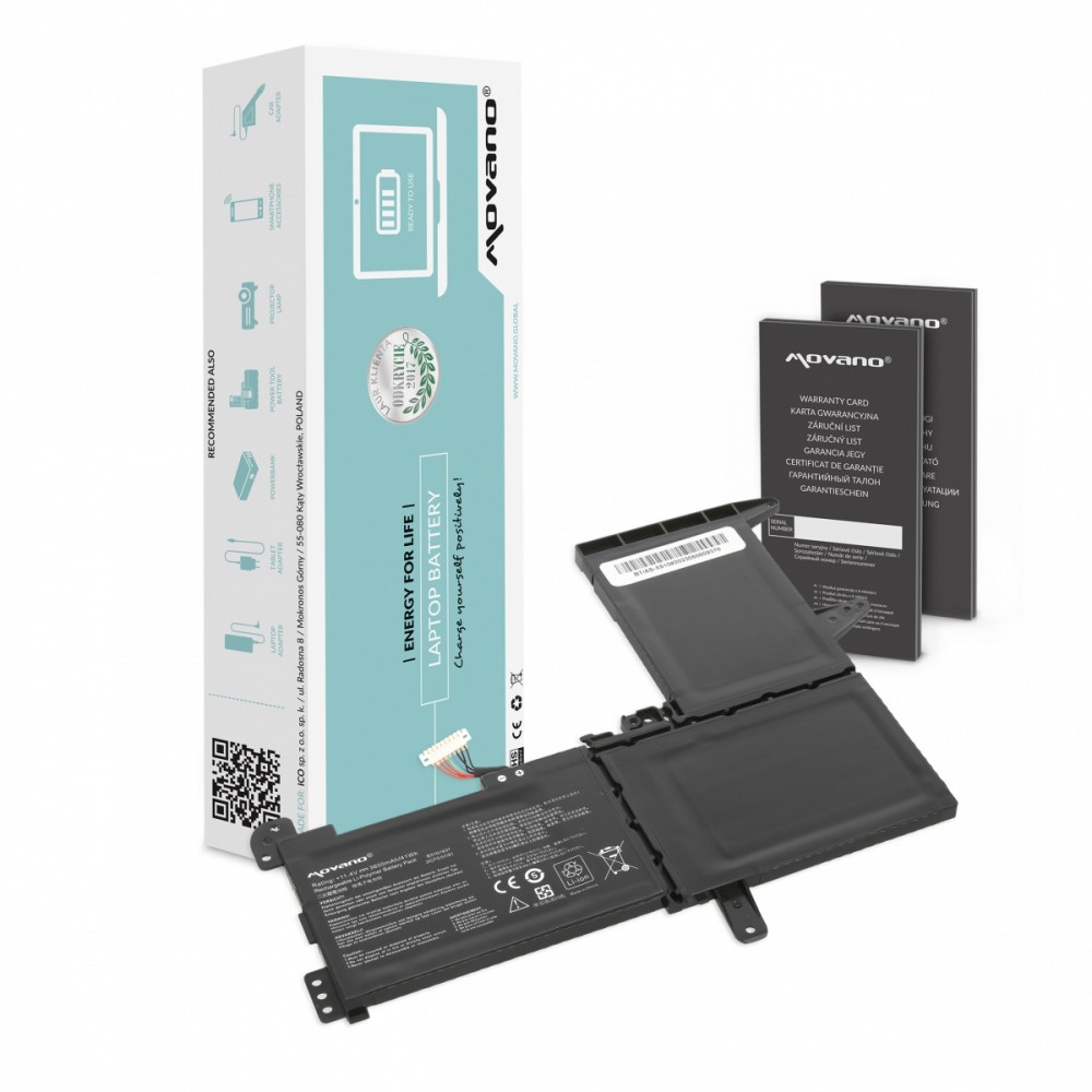 Movano  Battery B31N1637 for Asus VivoBook