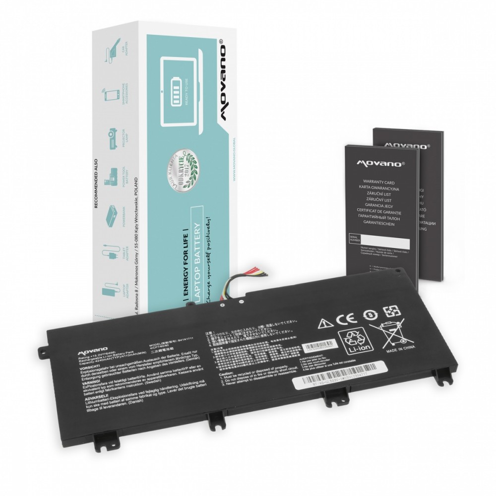 Movano  Battery B41N1711 for Asus ROG